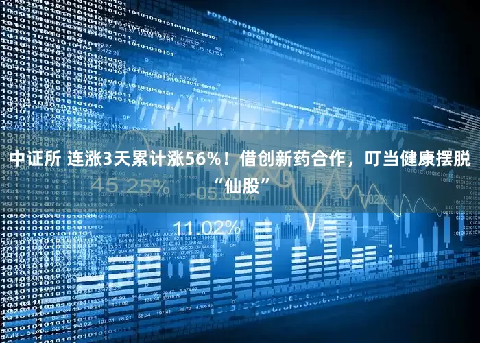 中证所 连涨3天累计涨56%！借创新药合作，叮当健康摆脱“仙股”