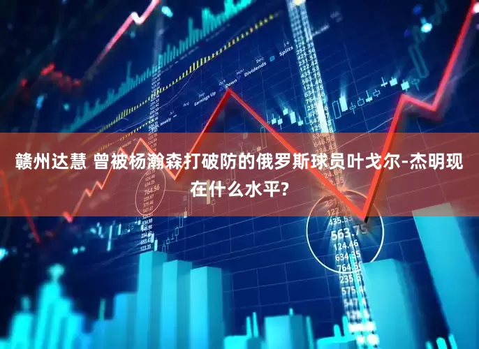 赣州达慧 曾被杨瀚森打破防的俄罗斯球员叶戈尔-杰明现在什么水平?